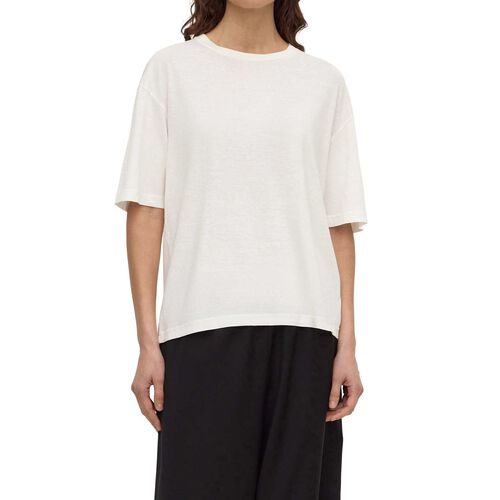 Assembly Label Kira Cotton Hemp Tee Antique White